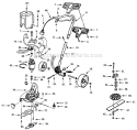 Page A Diagram and Parts List for SE150  Weed Eater Edger
